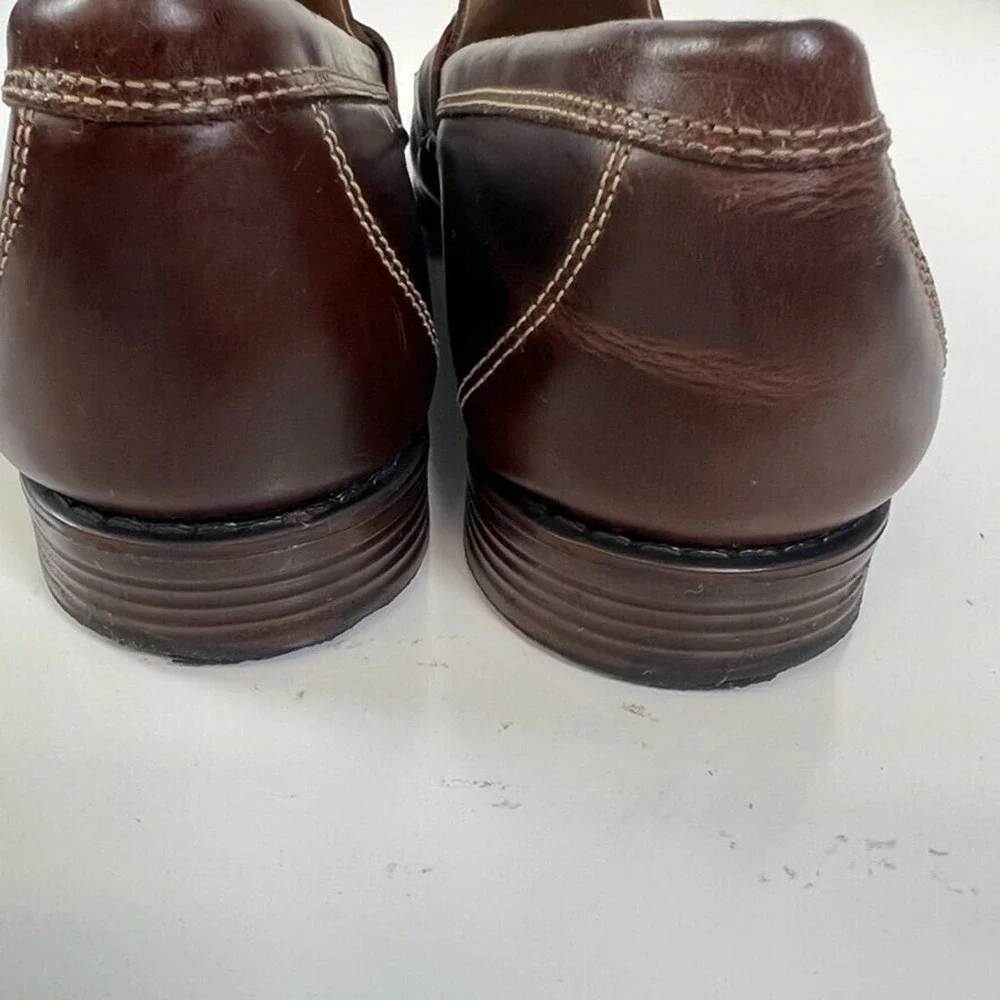 Bass Brown Leather Loafers